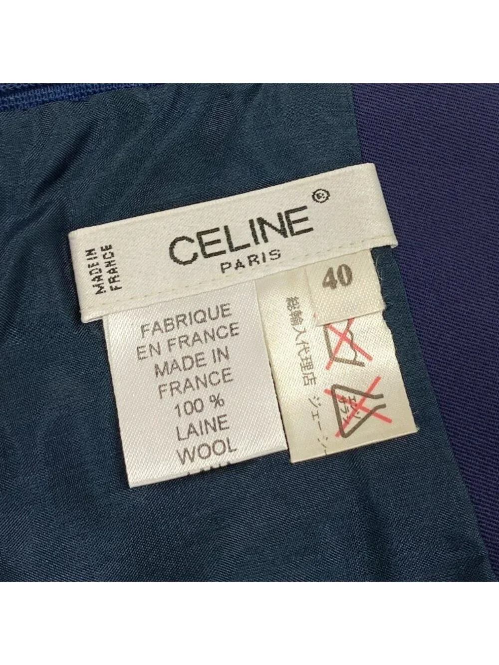 Celine Vintage Gold Ring Chain Skirt Knee Length 40